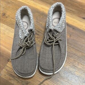 Dude Shoes Knit Ankle Boots - Brown
